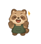 タヌキバリスタ ほっこりカフェ気分（個別スタンプ：10）