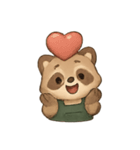 タヌキバリスタ ほっこりカフェ気分（個別スタンプ：13）