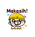 動く！インドネシアおやじ君（個別スタンプ：9）