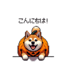 ハロウィンを楽しむ太っちょ柴犬（個別スタンプ：27）