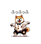 ハロウィンを楽しむ太っちょ柴犬（個別スタンプ：28）