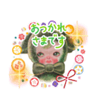 こうぶんこうぞう！犬の日アートスタンプ（個別スタンプ：1）