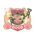 こうぶんこうぞう！犬の日アートスタンプ（個別スタンプ：19）