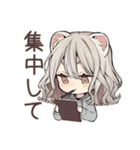 フェレットちゃんの冬日和♡（個別スタンプ：8）