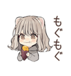 フェレットちゃんの冬日和♡（個別スタンプ：10）