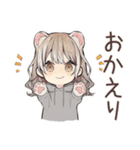 フェレットちゃんの冬日和♡（個別スタンプ：27）