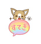 『チワワ 犬スタンプ』吹き出し（個別スタンプ：13）
