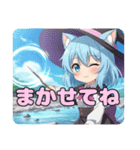 みなみとありさの異世界セット（個別スタンプ：24）