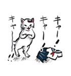 志保ちゃん1(無理矢理二足歩行猫)再販（個別スタンプ：10）