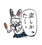 志保ちゃん1(無理矢理二足歩行猫)再販（個別スタンプ：15）