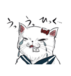 志保ちゃん1(無理矢理二足歩行猫)再販（個別スタンプ：20）