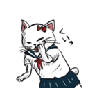 志保ちゃん1(無理矢理二足歩行猫)再販（個別スタンプ：29）