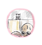 志保ちゃん1(無理矢理二足歩行猫)再販（個別スタンプ：40）