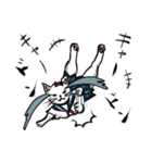 志保ちゃん2(無理矢理二足歩行猫)再販（個別スタンプ：3）