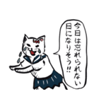 志保ちゃん2(無理矢理二足歩行猫)再販（個別スタンプ：16）