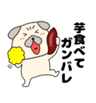 【秋】パグ犬のぱーちゃん88（個別スタンプ：13）