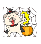 【秋】パグ犬のぱーちゃん88（個別スタンプ：25）
