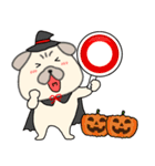 【秋】パグ犬のぱーちゃん88（個別スタンプ：28）