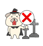 【秋】パグ犬のぱーちゃん88（個別スタンプ：29）