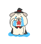【秋】パグ犬のぱーちゃん88（個別スタンプ：31）