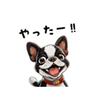 毎日使える大人可愛いボストンテリア（個別スタンプ：31）