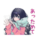 かまってちゃんの冬♡ぴえん女子（個別スタンプ：7）