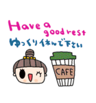 (nenerin会話スタンプ391英語気遣い)修正（個別スタンプ：35）