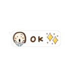 シンプル可愛い動く吹き出し(再販)（個別スタンプ：15）