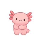 ふわふわウーパールーパー こじいらぼ（個別スタンプ：1）