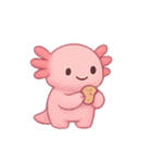 ふわふわウーパールーパー こじいらぼ（個別スタンプ：5）