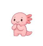 ふわふわウーパールーパー こじいらぼ（個別スタンプ：6）