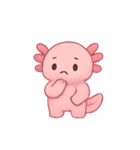 ふわふわウーパールーパー こじいらぼ（個別スタンプ：8）