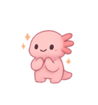 ふわふわウーパールーパー こじいらぼ（個別スタンプ：10）