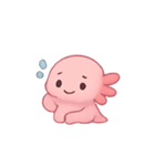 ふわふわウーパールーパー こじいらぼ（個別スタンプ：12）