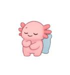 ふわふわウーパールーパー こじいらぼ（個別スタンプ：16）