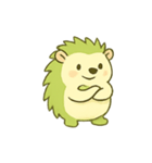 ライムハリネズミ こじキャンプ（個別スタンプ：1）