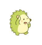 ライムハリネズミ こじキャンプ（個別スタンプ：4）