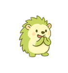 ライムハリネズミ こじキャンプ（個別スタンプ：6）