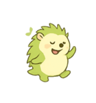 ライムハリネズミ こじキャンプ（個別スタンプ：8）