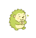 ライムハリネズミ こじキャンプ（個別スタンプ：12）