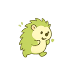 ライムハリネズミ こじキャンプ（個別スタンプ：14）