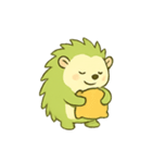 ライムハリネズミ こじキャンプ（個別スタンプ：16）