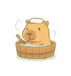 カピバラ温泉のんびり隊（個別スタンプ：1）