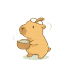 カピバラ温泉のんびり隊（個別スタンプ：2）