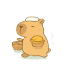 カピバラ温泉のんびり隊（個別スタンプ：3）