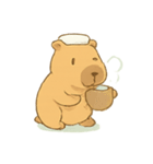 カピバラ温泉のんびり隊（個別スタンプ：6）