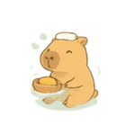 カピバラ温泉のんびり隊（個別スタンプ：7）