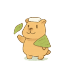 カピバラ温泉のんびり隊（個別スタンプ：8）