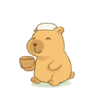 カピバラ温泉のんびり隊（個別スタンプ：11）