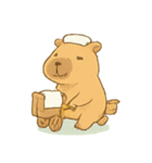 カピバラ温泉のんびり隊（個別スタンプ：12）